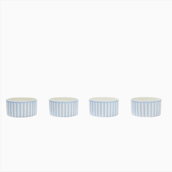 In The Roundhouse Sicily Stripe Set of 4 Dip Bowls - Picture 2 of 2